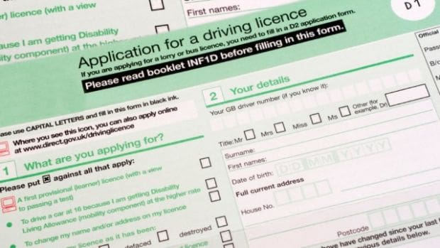 change address on driving licence
